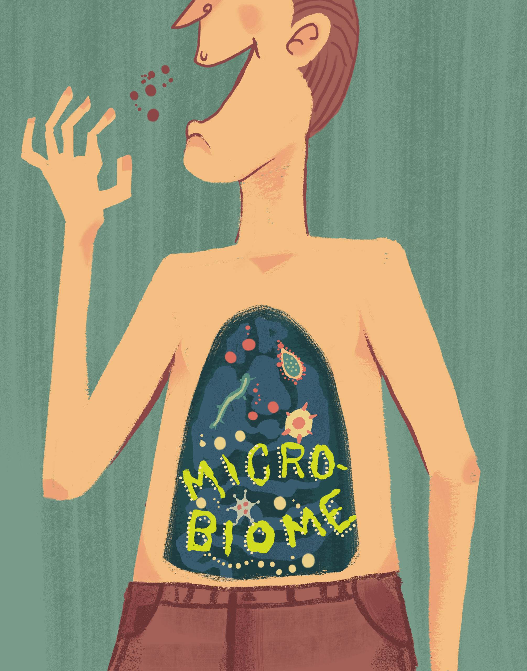mikrobiom, bakterie, črevo,