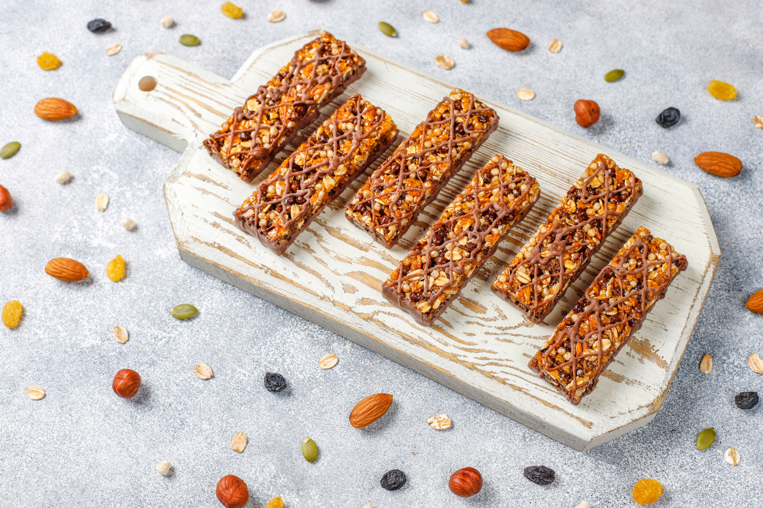 granola tyčinky snack